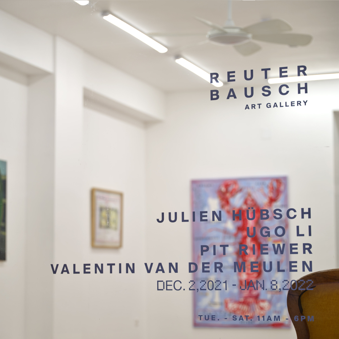 Exhibition Opening, Group Show I Part I with Julien Hbsch, Ugo Li , Pit Riewer , Valentin Van der Meulen at Reuter Bausch Art Gallery